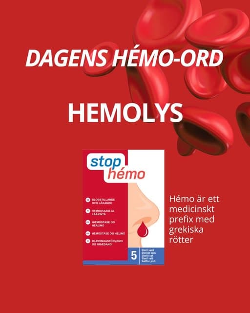 Dagens hémo-ord: Hemolys